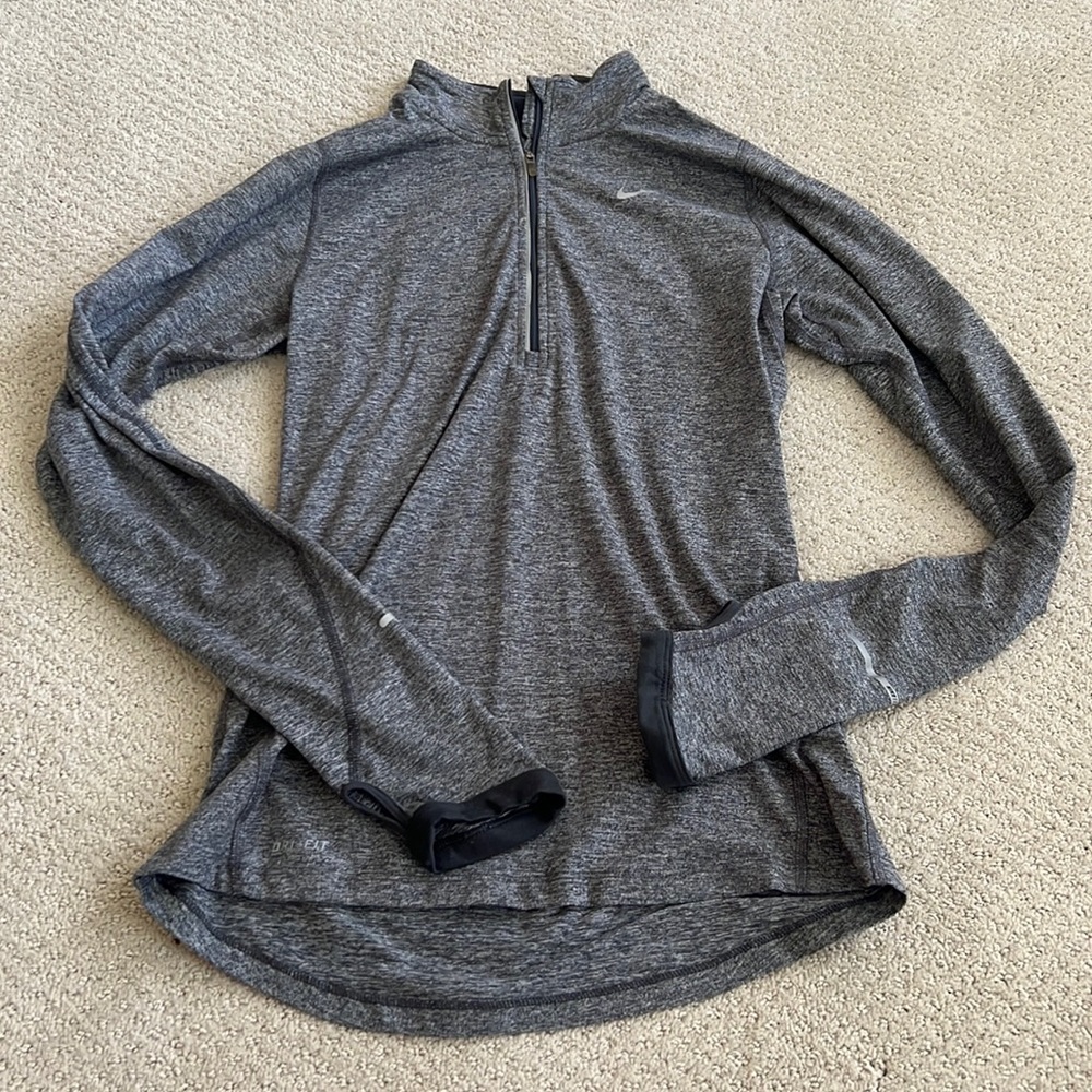 Nike Running Athletic Long Sleeve Quarter zip Top